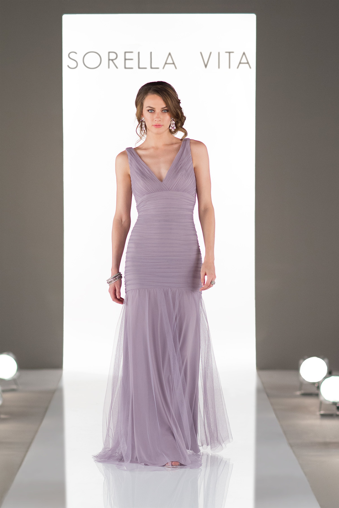 sorella vita satin bridesmaid dress