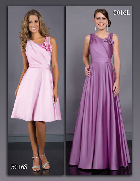 Andrew Adela Bridesmaid Dresses Chiffon One Shoulder